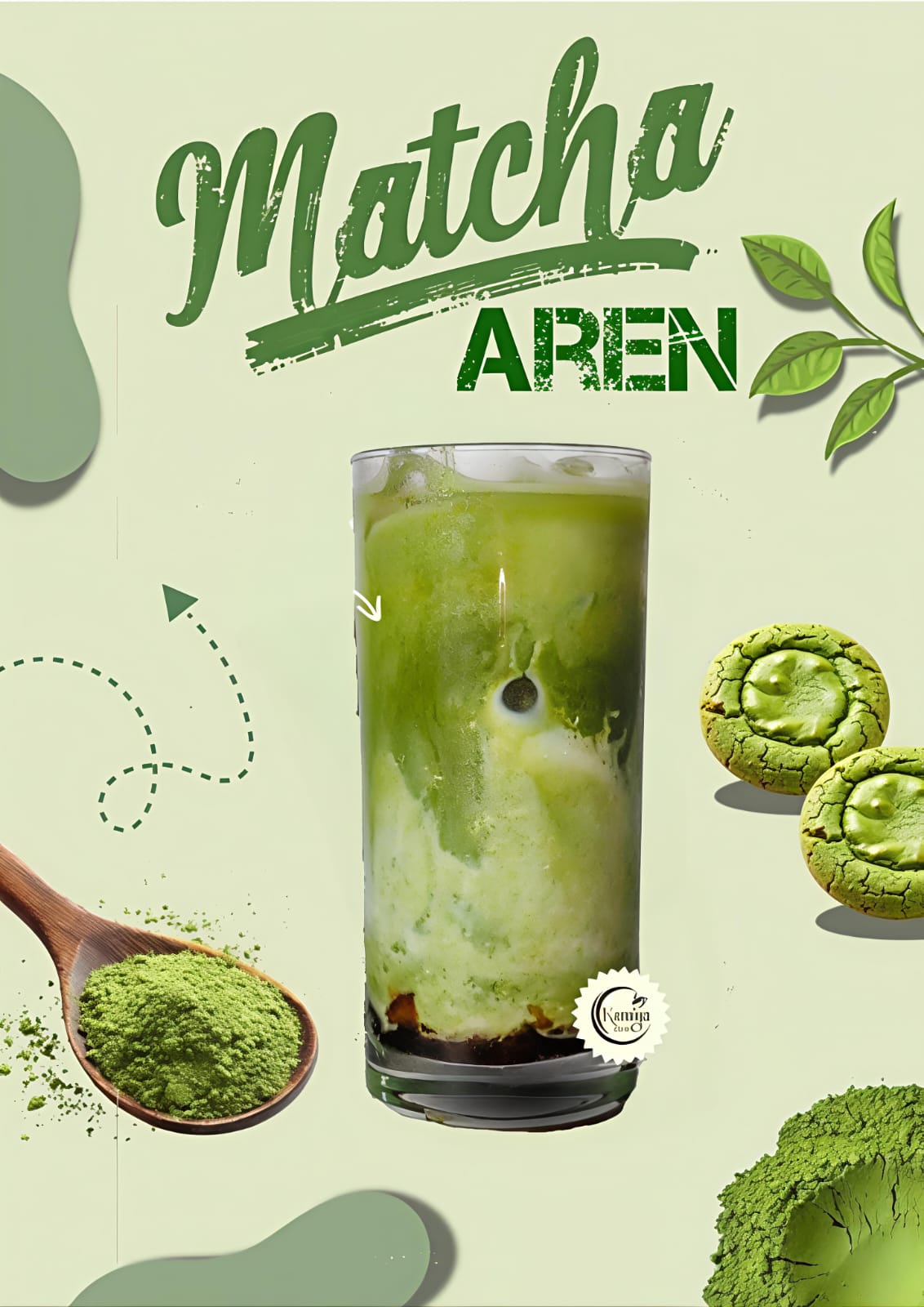Matcha Aren Latte Ice