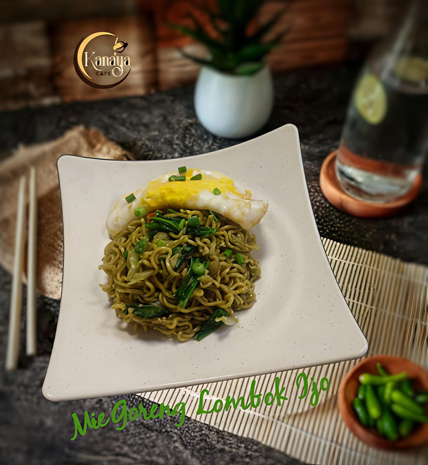 Mie goreng ijo pedas